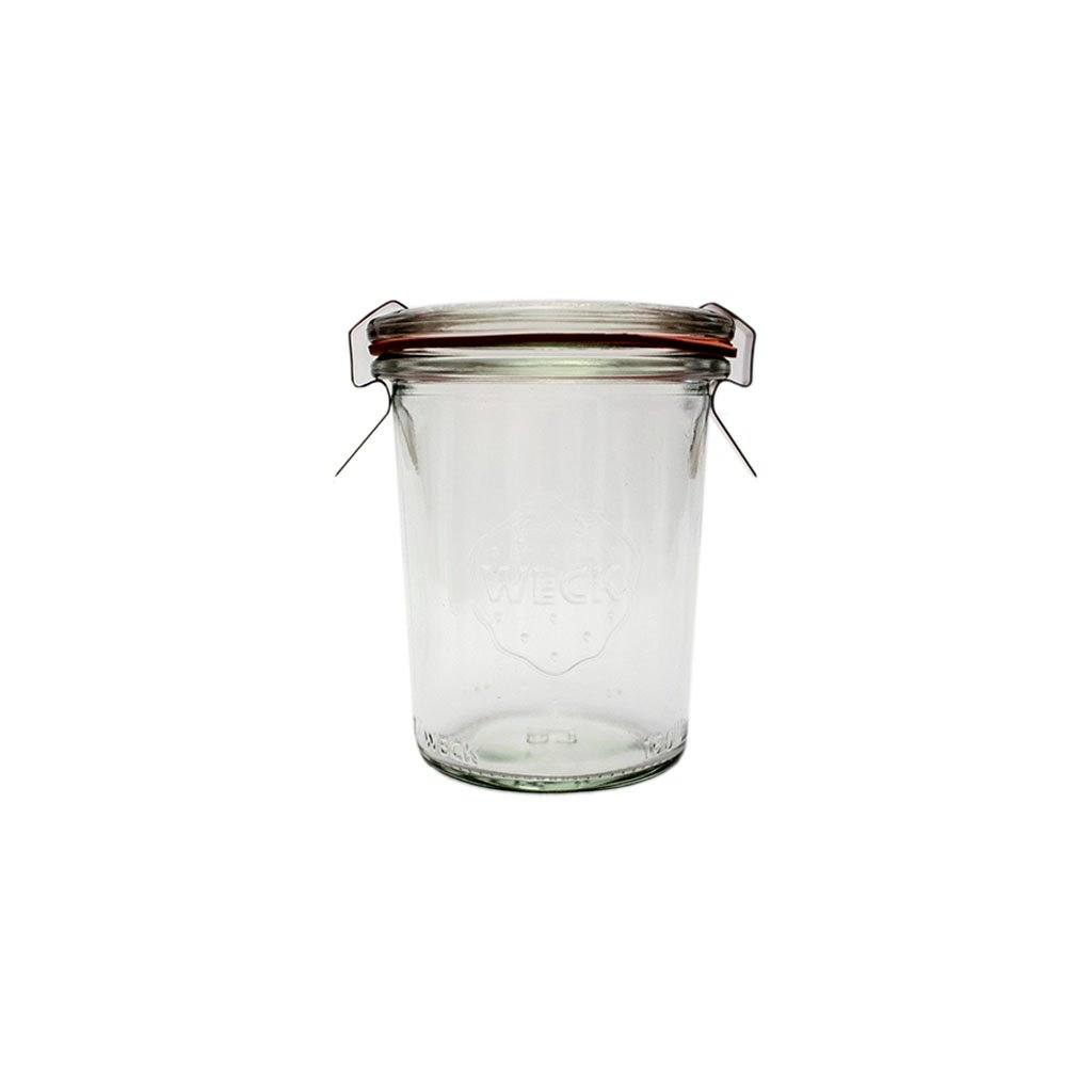 Tall Glass Jar with Lid - Clear glass - Home All