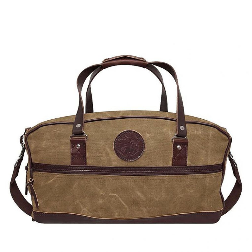 Weekender Duffel Waxed Khaki   at Boston General Store