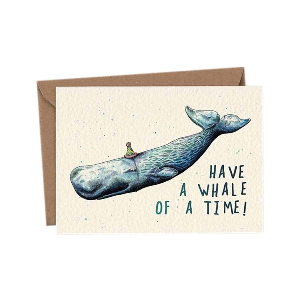 Whale of a Time Birthday Card    at Boston General Store