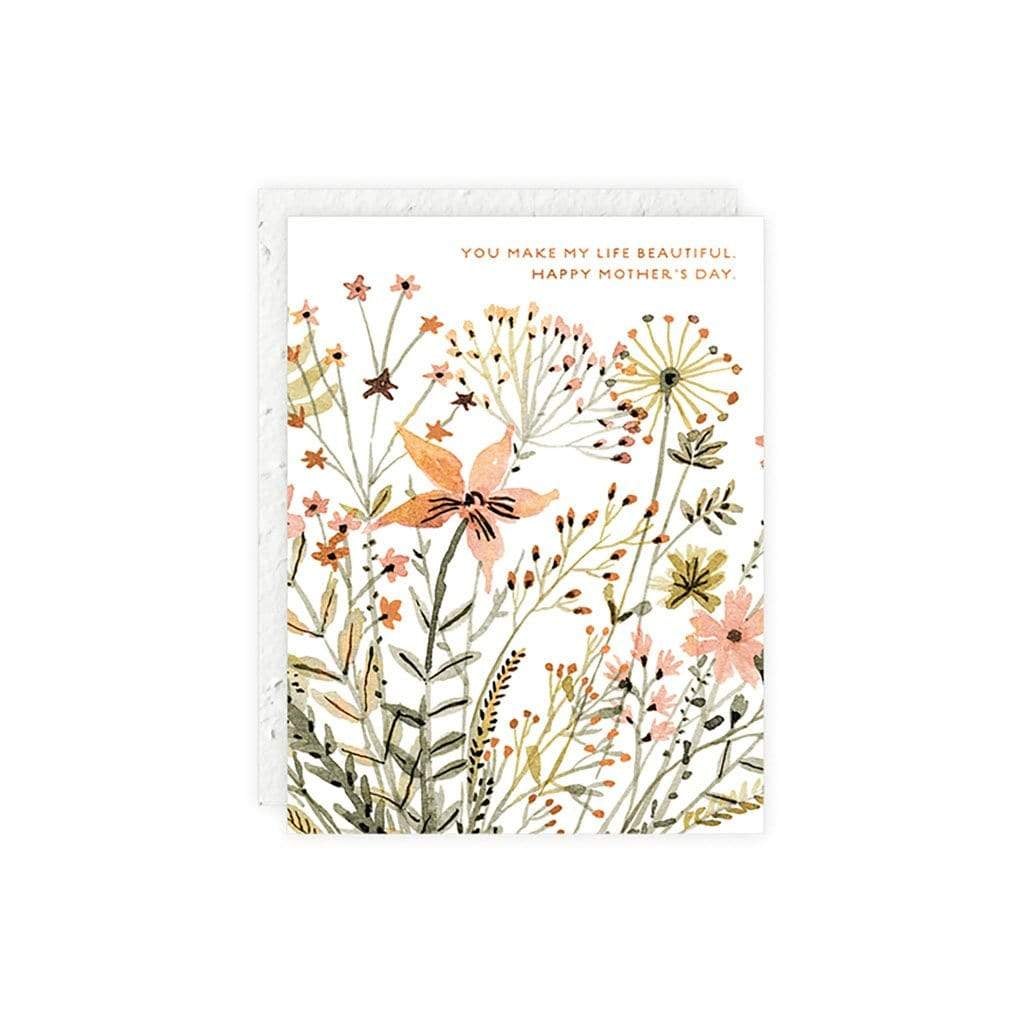 Wildflowers Mother&#39;s Day Card    at Boston General Store