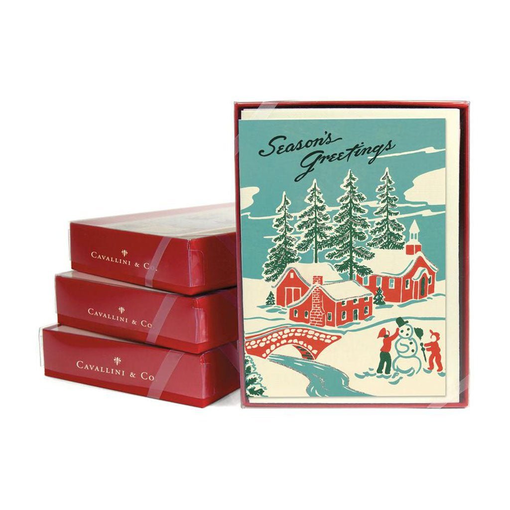 Winter Wonderland Card, Boxed Set Boston General Store