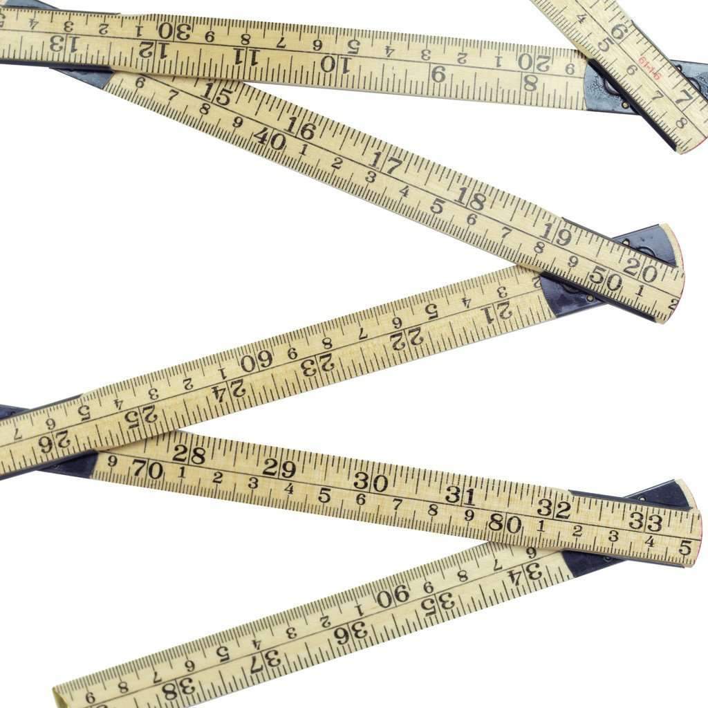 Wooden on sale folding ruler