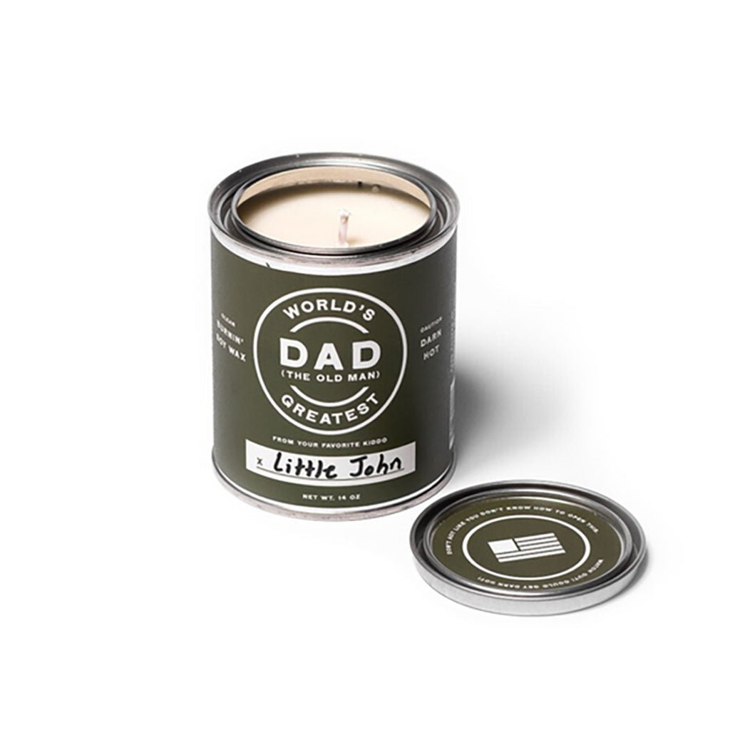 World's Greatest Dad Candle Boston General Store