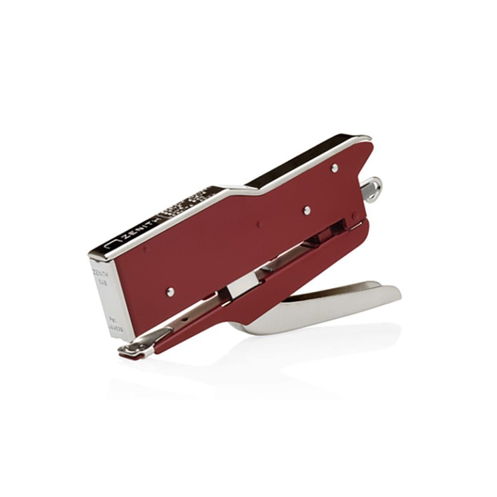Zenith 548 Stapler - Burgundy Red at Boston General Store