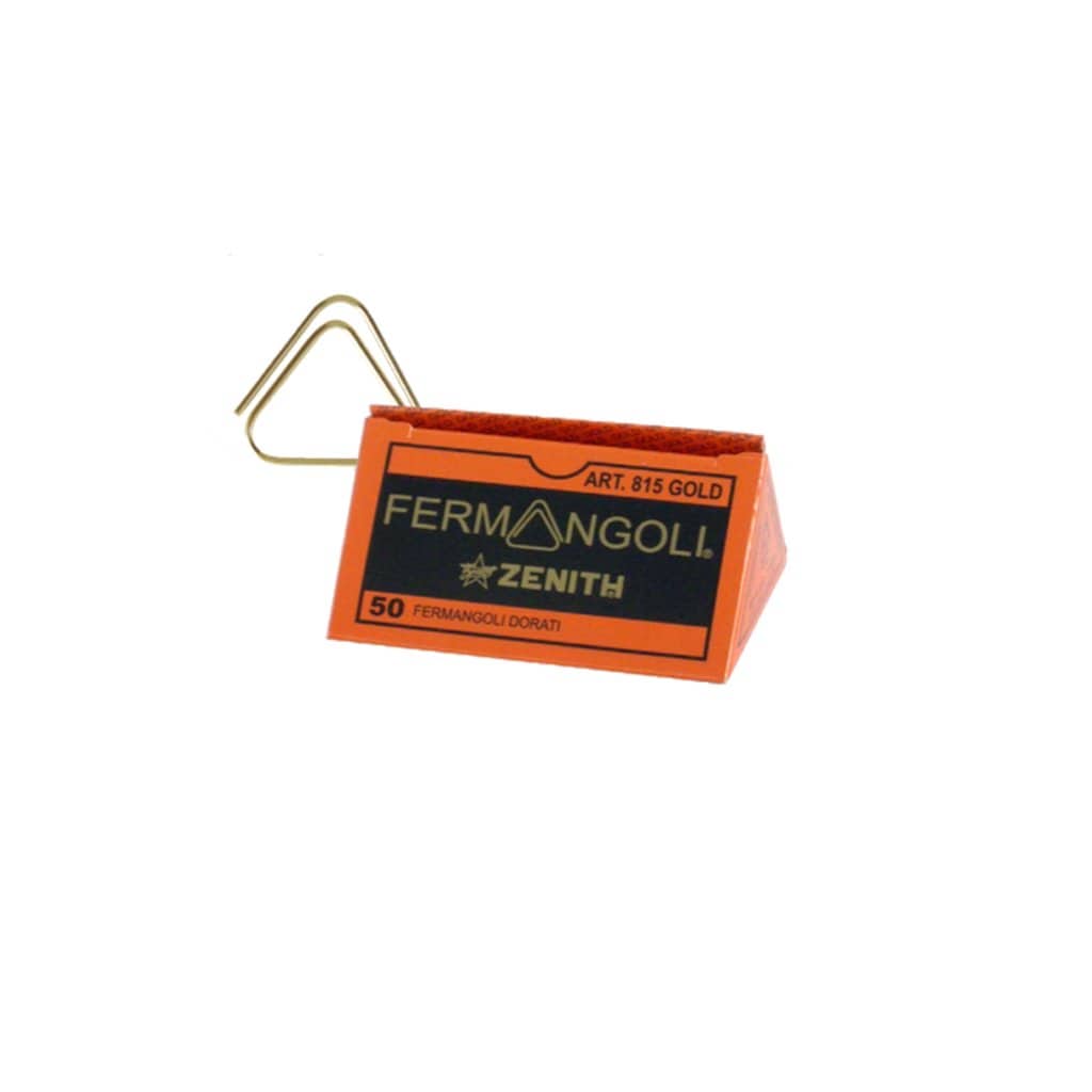 Zenith Fermangoli Corner Paper Clips Gold   at Boston General Store